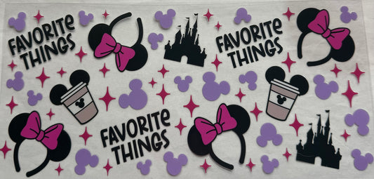 uvdtf  transfer wrap Disney favorite things