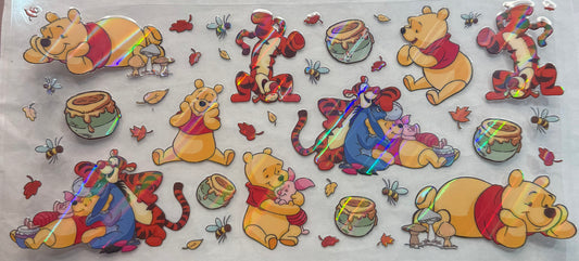 uvdtf  transfer wrap holo Winnie the Pooh