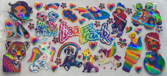 uvdtf  transfer wrap holo Lisa frank