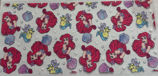 uvdtf  transfer wrap Disney Ariel