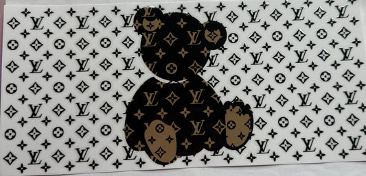 uvdtf  transfer wrap Lv bear