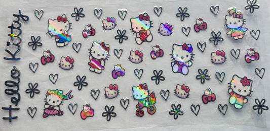 uvdtf  transfer wrap holo hello kitty