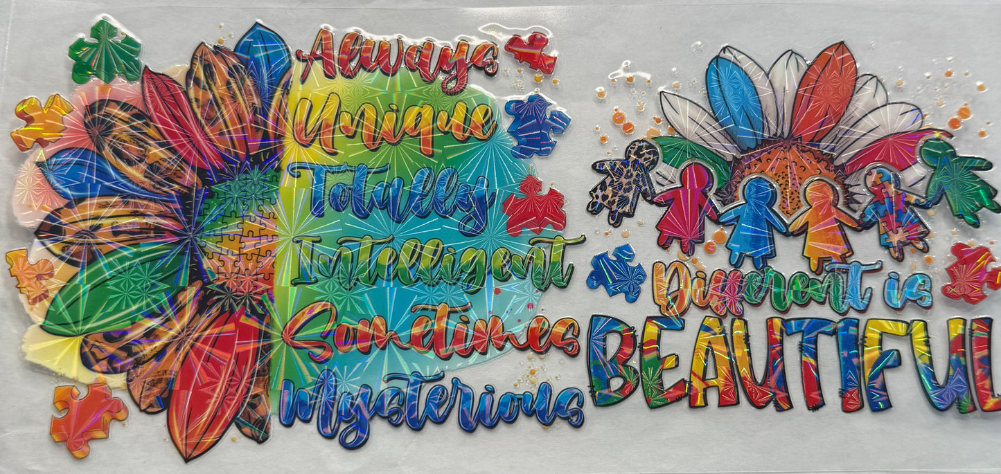 uvdtf  transfer wrap holo autism