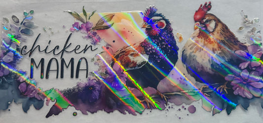 uvdtf  transfer wrap. Chicken mama
