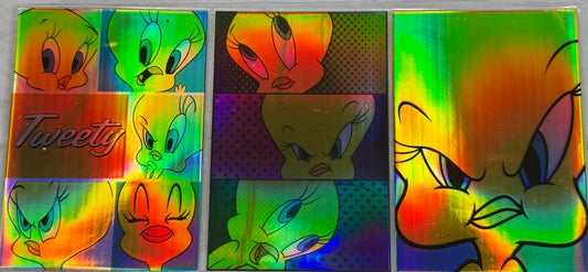 uvdtf  transfer wrap Holo tweety bird