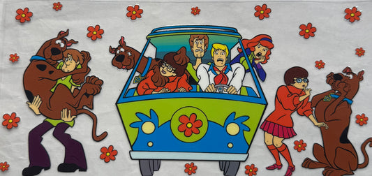 uvdtf  transfer wrap Scooby doo van