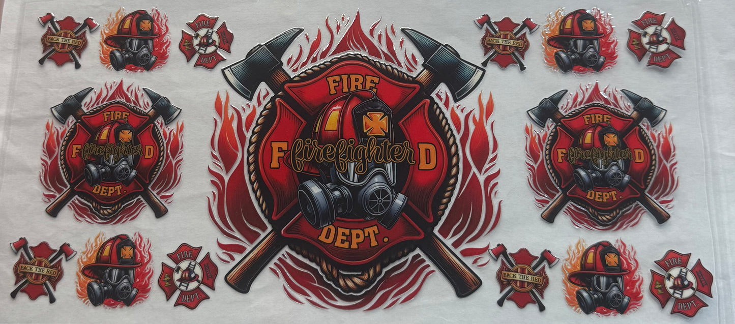 uvdtf  transfer wrap fire dept.
