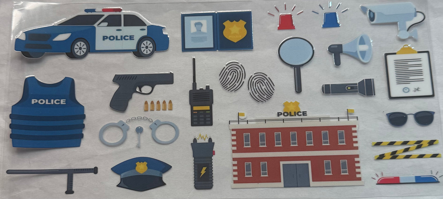 uvdtf  transfer wrap police