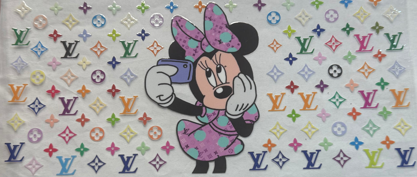 uvdtf  transfer wrap lv Minnie