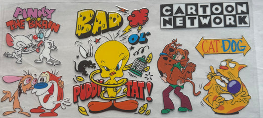uvdtf  transfer wrap tweety bird Cartoon Network