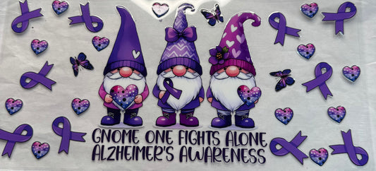 uvdtf  transfer wrap  Alzheimer’s gnomes