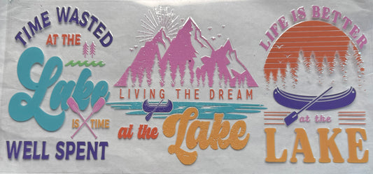uvdtf  transfer wrap Lake life