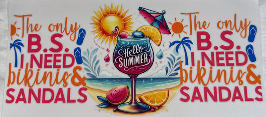 uvdtf  transfer wrap hello summer