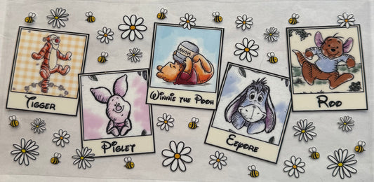 uvdtf  transfer wrap Winnie the Pooh story book