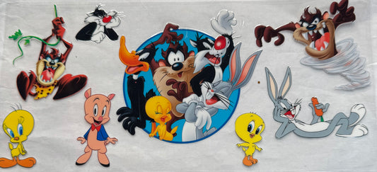 uvdtf  transfer wrap looney tunes