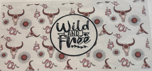 uvdtf  transfer wrap western wild and free