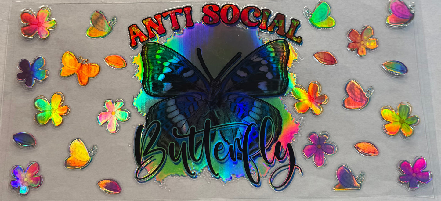 uvdtf  transfer wrap holo ain’t social butterfly
