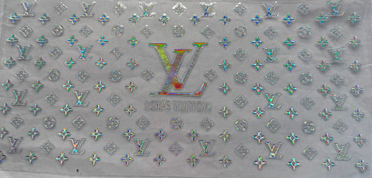 uvdtf  transfer wrap  holo grey lv