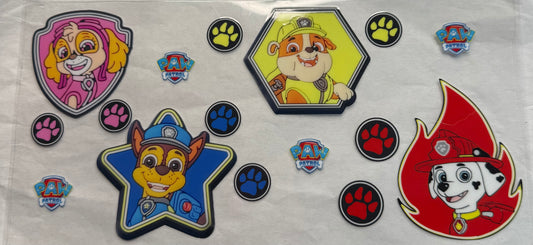 uvdtf  transfer wrap  paw patrol