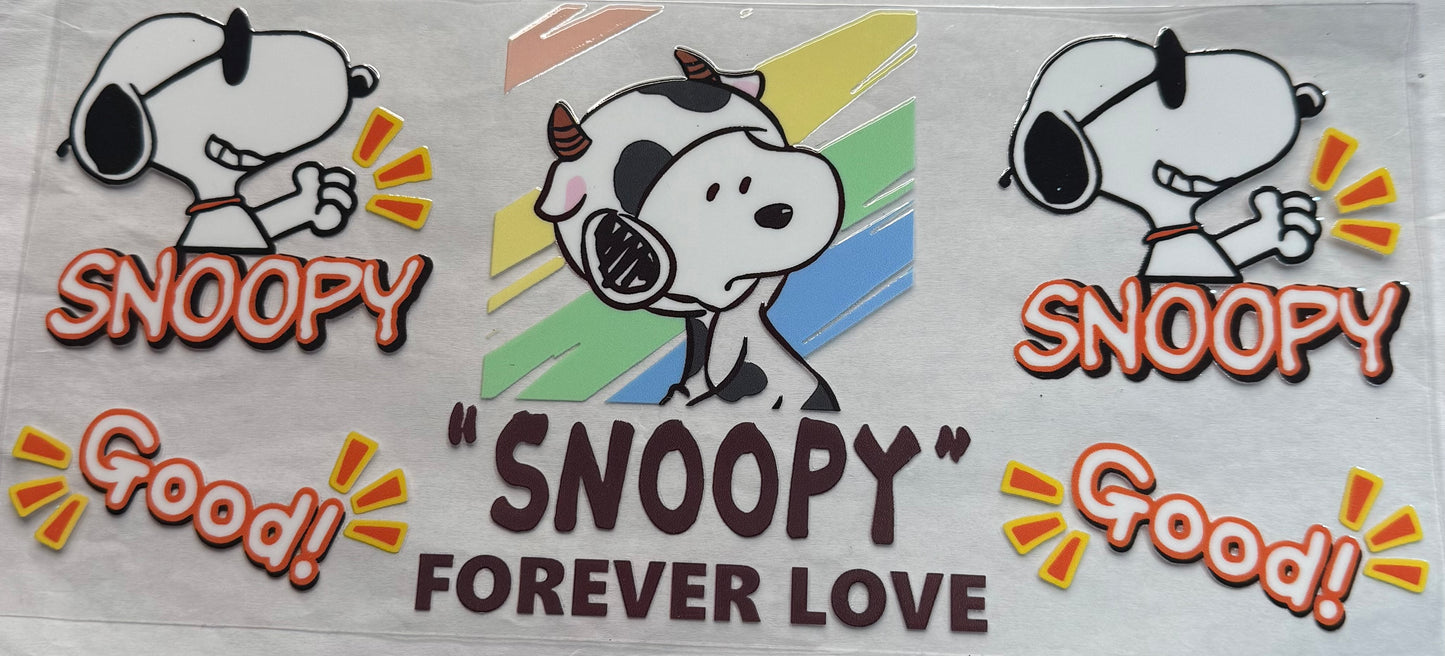 uvdtf  transfer wrap  snoopy good