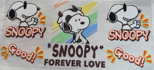 uvdtf  transfer wrap  snoopy good