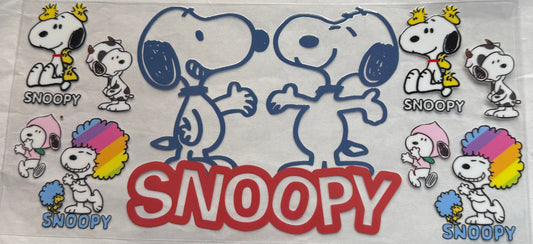 uvdtf  transfer wrap snoopy happy