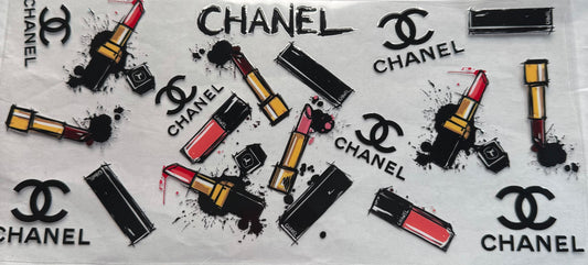 uvdtf  transfer wrap Chanel black make up