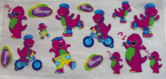 uvdtf  transfer wrap Barney funny