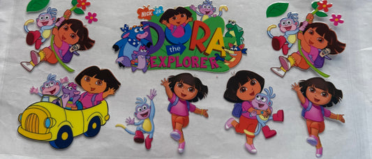 uvdtf  transfer wrap Dora