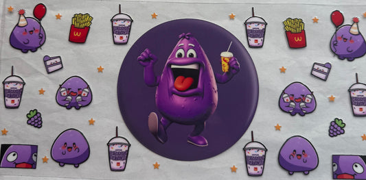 uvdtf  transfer wrap McDonald’s grimace