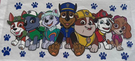 uvdtf  transfer wrap paw patrol