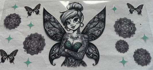 uvdtf  transfer wrap tinkerbell tatted