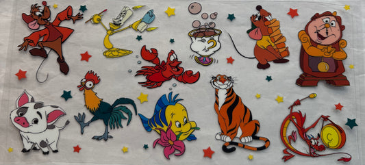 uvdtf  transfer wrap Disney characters