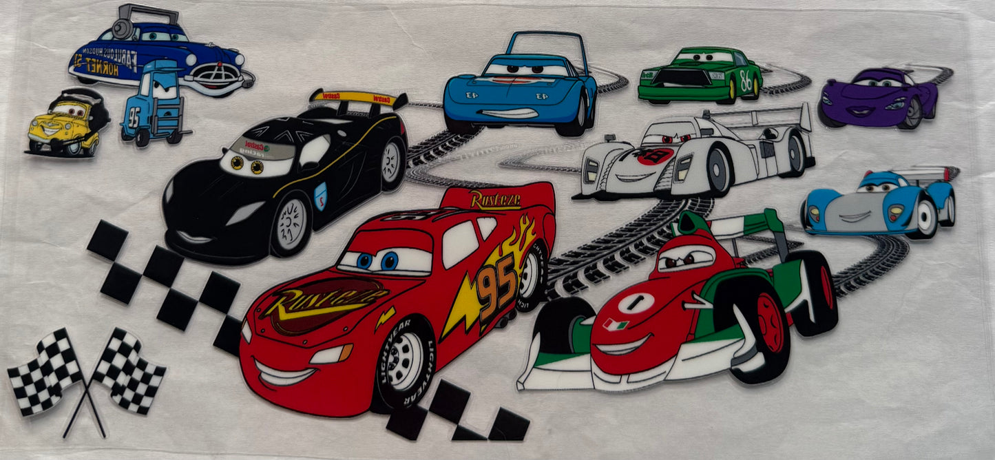 uvdtf  transfer wrap Disney cars