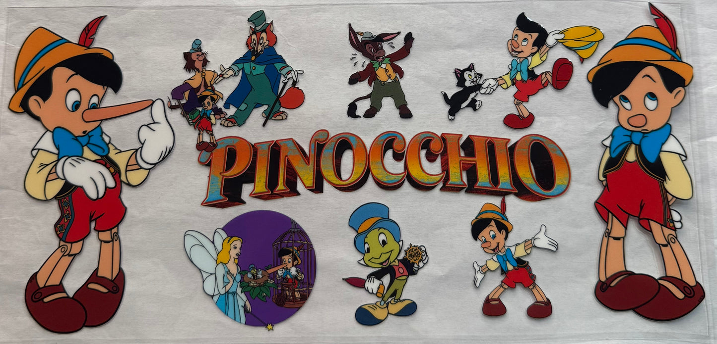 uvdtf  transfer wrap Disney Pinocchio