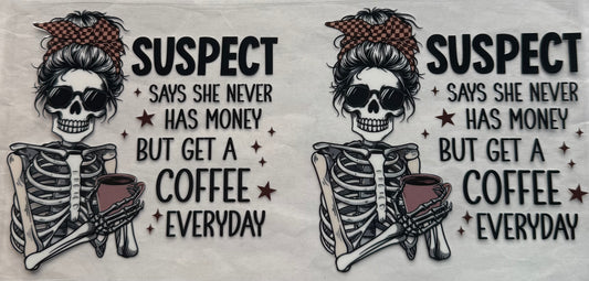 uvdtf  transfer wrap skull coffee suspect never has money