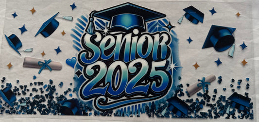 uvdtf  transfer wrap senior in blue