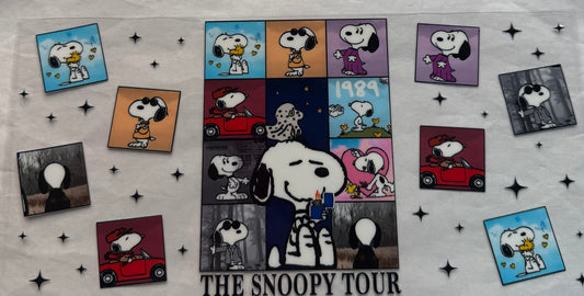 uvdtf  transfer wrap snoopy tour