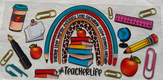 uvdtf  transfer wrap teacher life