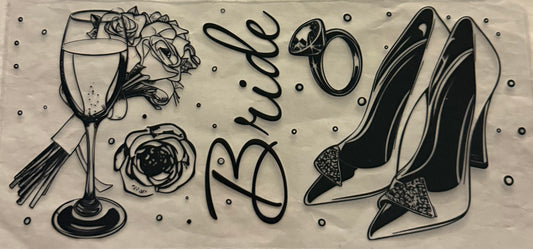 uvdtf  transfer wrap bride wedding