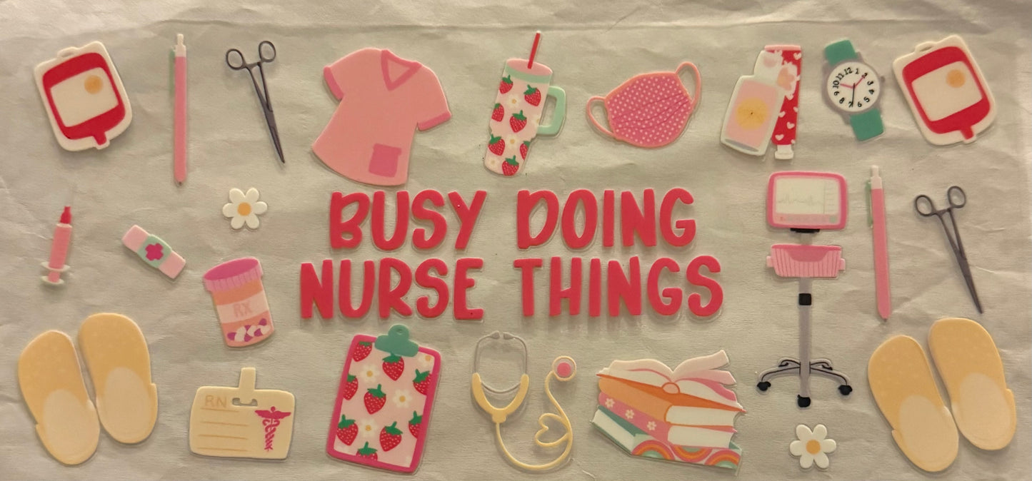 uvdtf  transfer wrap busy doing nurse things