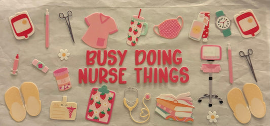 uvdtf  transfer wrap busy doing nurse things