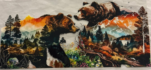 uvdtf  transfer wrap bears outdoor wildlife hunting