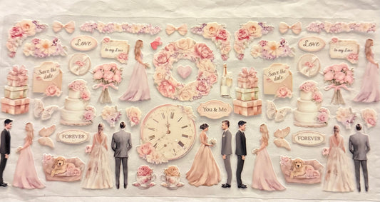 uvdtf  transfer wrap wedding pink