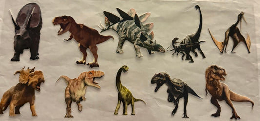 uvdtf  transfer wrap dinosaurs