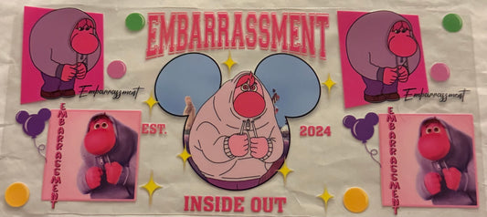 uvdtf  transfer wrap Disney inside out embarrassment