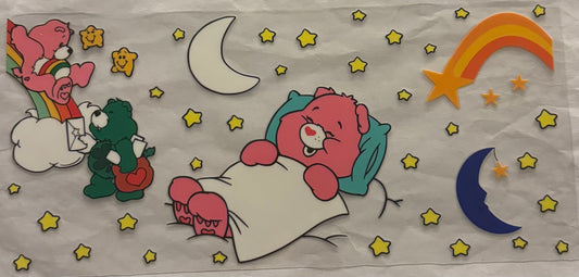 uvdtf  transfer wrap carebears sleeping