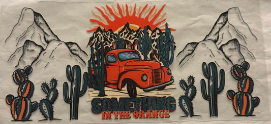 uvdtf  transfer wrap old truck mountains
