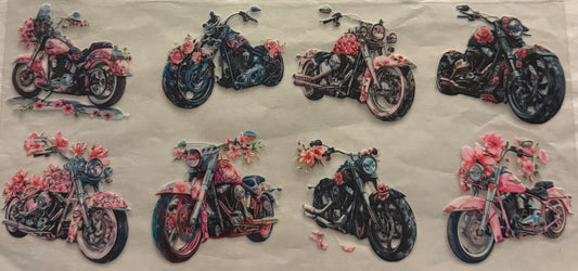 uvdtf  transfer wrap pink motorcycle