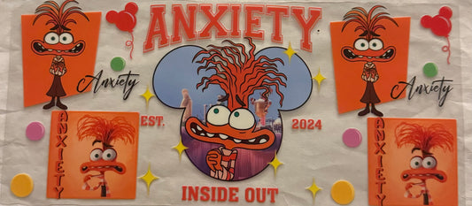 uvdtf  transfer wrap Disney inside out anxiety